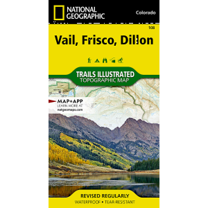 Trails Illustrated Trails Illustrated 108 Vail, Frisco, Dillon
