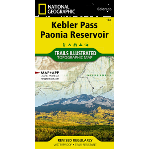 Trails Illustrated Trails Illustrated 133 Kebler Pass, Paonia Reservoir