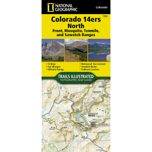 Trails Illustrated Trails Illustrated 1302 Colorado 14ers North [Sawatch, Mosquito, and Front Range]
