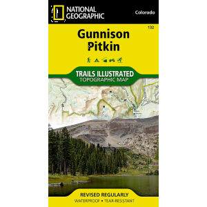 Trails Illustrated Trails Illustrated 132 Gunnison, Pitkin