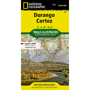 Trails Illustrated Trails Illustrated 144 Durango, Cortez