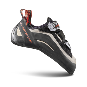 La Sportiva La Sportiva Women's Miura VS Rock Climbing Shoe - White/Cherry Tomato