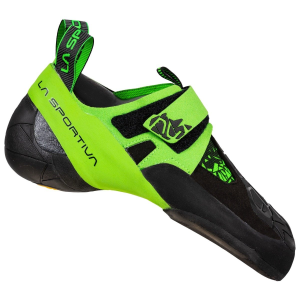 La Sportiva La Sportiva Skwama Vegan Rock Climbing Shoe Black/Flash Green