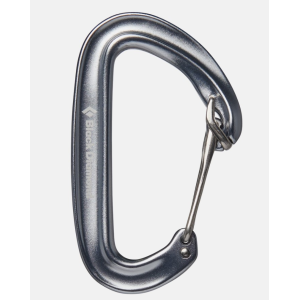Black Diamond Equipment Black Diamond OZ Wiregate Carabiner Polished