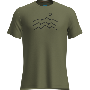 Icebreaker Merino Blend 125 Cool-Lite Sphere SS Tee Across the Peaks