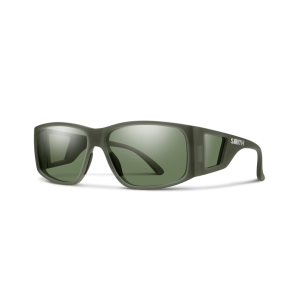 Smith Optics Smith Optics Monroe Peak Sunglass Matte Moss Crystal FrameFrame ChromaPop Polarized Gray Green