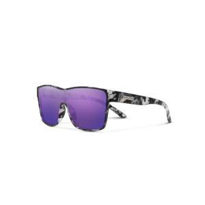 Suncloud Optics Suncloud Biff Matte Ice Tortoise Polarized Purple Mirror Sunglasses