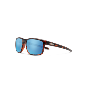 Suncloud Optics Suncloud Respek Matte Tortoise Polarized Aqua Mirror Sunglasses