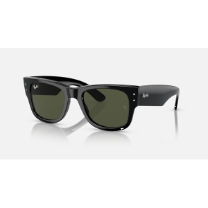 Ray-Ban Ray-Ban Mega Wayfarer Black W/ Green Sunglass