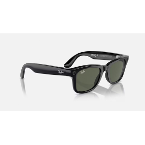 Ray-Ban Ray-Ban Meta Wayfarer Shiny Black w/ Green Lens