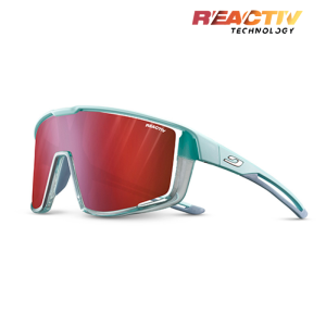 Julbo Julbo Fury Translucent Blue / Blue REACTIV 0-3 High Contrast - Translucent Blue/Blue Sunglass