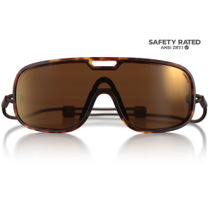 Ombraz Ombraz Refugio Regular Tortoise Frame Brown with Bronze Mirror Lens Armless Sunglasses