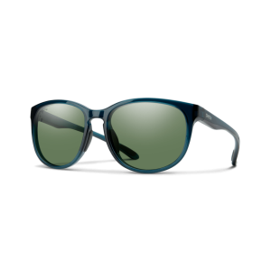 Smith Optics Smith Optics Lake Shasta Sunglass Pacific Crystal Frame ChromaPop Polarized Gray Green