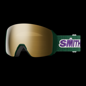 Smith Optics Smith Optics Smith 4D Mag XL Evergreen Retro Classic Frame ChromaPop Sun Black Gold Mirror Goggles - $355.00 at Bentgate.com