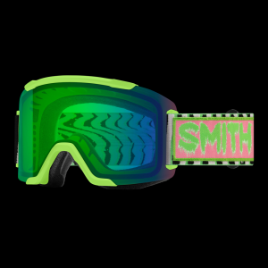 Smith Optics Smith Optics Smith Squad Slime Static Shag Frame ChromaPop Everyday Green Mirror Goggles - $165.00 at Bentgate.com