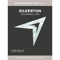 Beacon Guidebooks Silverton Colorado Backcountry Skiing Map