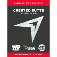 Beacon Guidebooks Crested Butte Backcountry Skiing Map