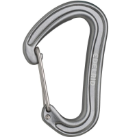 Edelrid Edelrid Nineteen G Wiregate Carabiner Slate