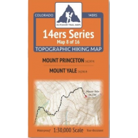 Outdoor Trail Maps Outdoor Trail Maps 14ers Series Map 08/16 Princeton | Yale