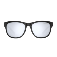 Tifosi Tifosi Swank Satin Black Frame Smoke Tint Bright Blue Mirror Lens Sunglasses