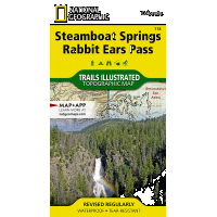 Trails Illustrated Trails Illustrated 118 Steamboat Springs, Rabbit Ears Pass