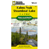 Trails Illustrated Trails Illustrated 116 Hahns Peak, Steamboat Lake