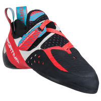 La Sportiva La Sportiva Women's Solution Comp Rock Climbing Shoe Hibiscus/Malibu Blue