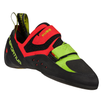 La Sportiva La Sportiva Kubo Rock Climbing Shoe Goji/Neon