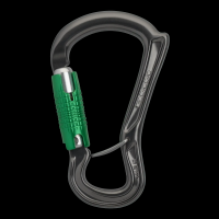 DMM DMM Ceros Locksafe Carabiner Titanium/Green