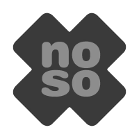 Noso Patches NoSo Patches Logo X Black