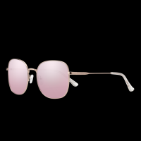 Suncloud Optics Suncloud Optics Beverly Rose Gold Polarized Pink Gold Mirror Sunglasses