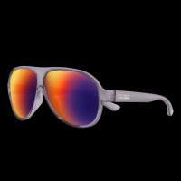 Suncloud Optics Suncloud Rooney Transparent Gray Polarized Plasma Mirror Sunglasses