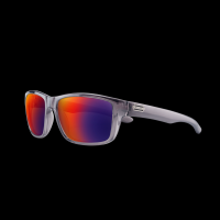 Suncloud Optics Suncloud Mayor Transparent Gray Polarized Plasma Mirror Sunglasses