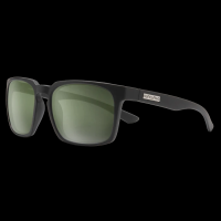 Suncloud Optics Suncloud Optics Hundo Matte Black Polarized Gray Green Sunglasses
