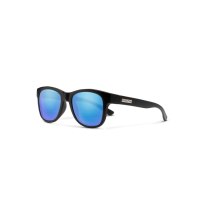 Suncloud Optics Suncloud Optics Leeway Matte Black Polarized Blue Mirror Sunglasses