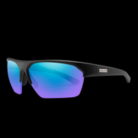 Suncloud Optics Suncloud Optics Rival Matte Black Polarized Blue Mirror Sunglasses