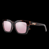 Suncloud Optics Suncloud Optics Marion Tortoise Polarized Pink Gold Mirror Sunglasses