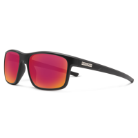 Suncloud Optics Suncloud Respek Matte Black Polar Red Mirror Sunglasses