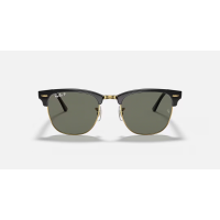 Ray-Ban Ray-Ban Clubmaster Black On Arista Frame G-15 Green Lens Sunglasses
