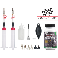 Jagwire Pro Mineral Oil Bleed Kit - Shimano, Magura, Tektro, TRP, Hayes, Adapters Included
