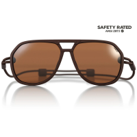 Ombraz Ombraz Classics Regular Matte Brown Polarized Brown Sunglasses