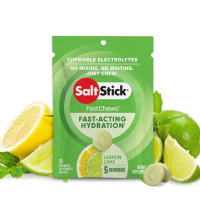 SaltStick Fastchews Chewable Electrolyte Tablets - 10 Tablets Lemon Lime