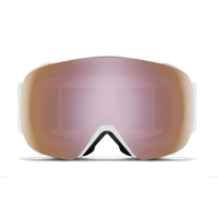 Smith Optics Smith I/O MAG White Vapor ChromaPop Everyday Rose Gold Mirror Goggles