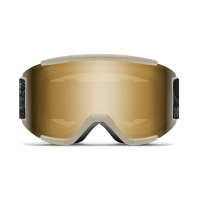 Smith Optics Smith Squad Chalk Space Invader ChromaPop Sun Black Gold Mirror Goggles