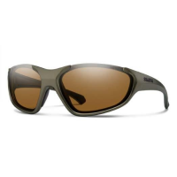 Smith Optics Smith Sliders Matte Olive Oil Frame Chromapop Brown Sunglasses