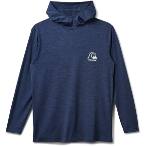 Quiksilver Men's DNA Logo Surf Hood Long Sleeve Surf T-Shirt