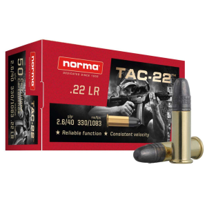 R TAC-22 40 Gr 50 QTY Ammo