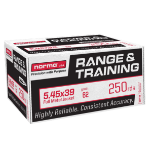 5x39 FMJ 62gr 250QTY Ammo