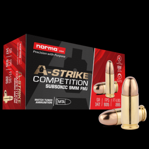  A-Strike FMJ 147 Gr QTY 50 Ammo