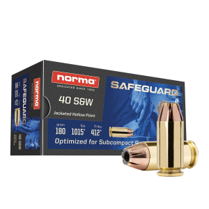 S&W Safeguard JHP 180 Gr 50 QTY Ammo
